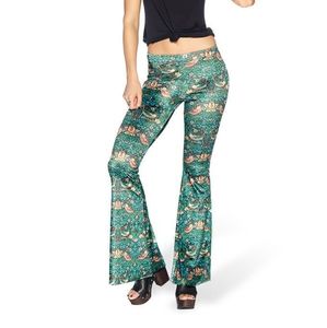 SOLDBlackmilk Strawberry Thief Velvet Bell Bottoms